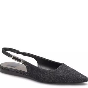 Dolce Vita Carbon Denim Slingback Flats